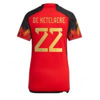 Ženski Nogometni dresi Belgija Charles De Ketelaere #22 Domači SP 2022 Kratek Rokav